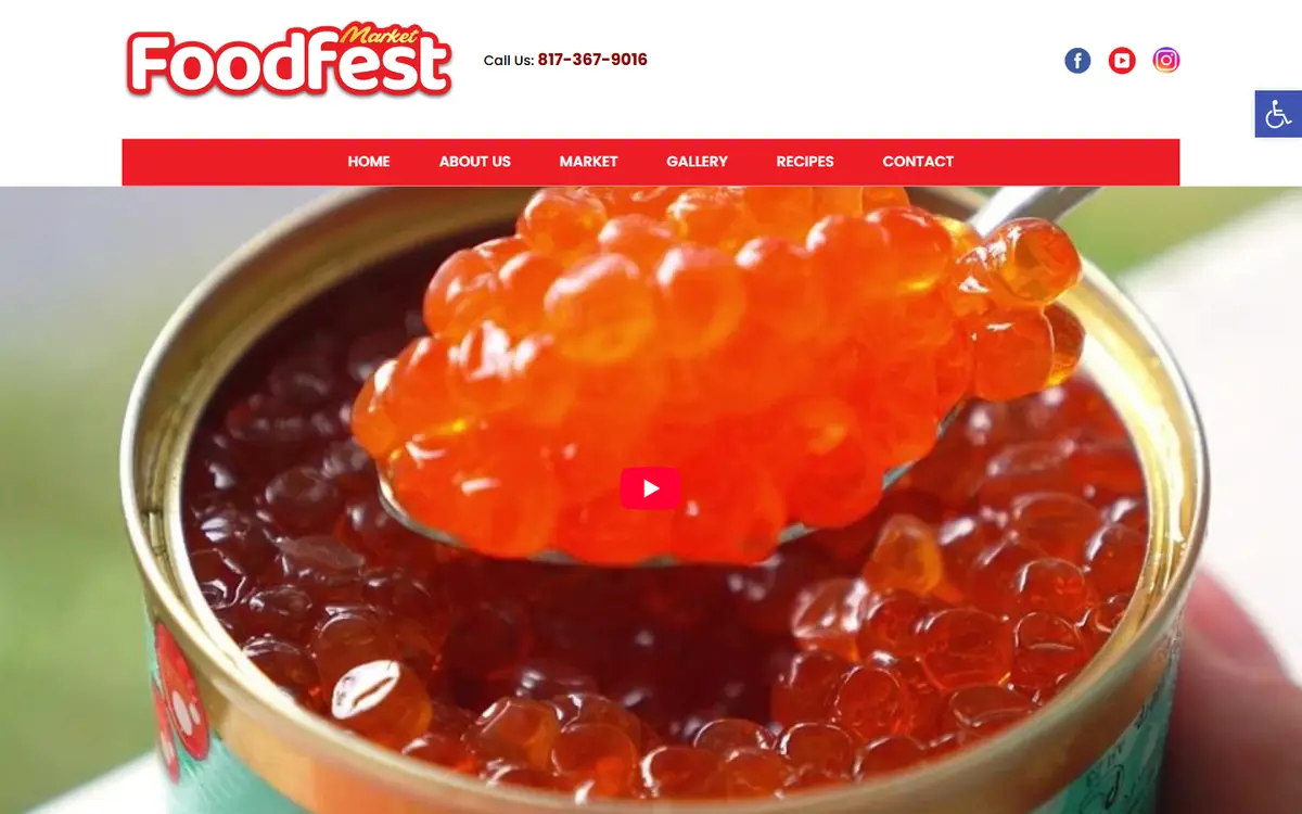 FoodFest Market website