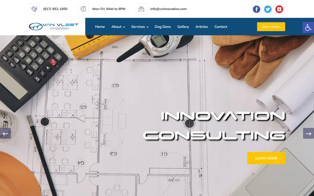 Van Vleet Innovation website